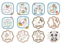 Comprar 40 Matrices P\u002F Maquinas De Bordado Animales Con Molduras