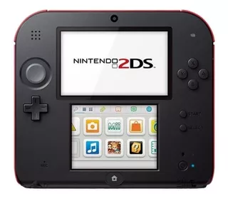 Nintendo 3DS 2DS Standard color rojo y negro