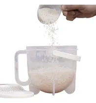 Comprar Cuenco Para Lavar Arroz, Escurridor De Arroz Con Asa Para Co