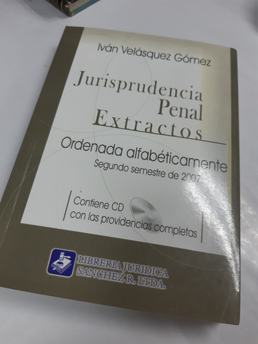 Imagen 2 de 2 de Jurisprudencia Penal Extractos Contiene Cd