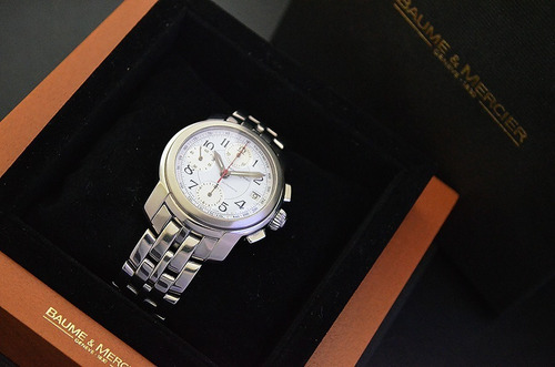 Baume Mercier Mv045216 Capeland Stainless Steel Ss Automatic