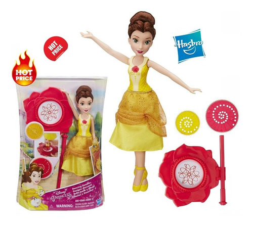 Disney Princesa Bella (baila Y Dibuja) Original Hasbro 30 Cm