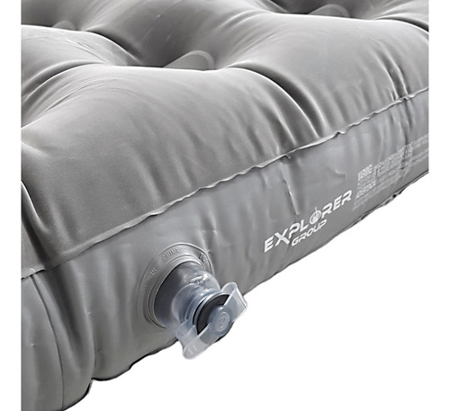 Colchon Inflable 2 Plazas Camping Vinilo Resistente Apolo
