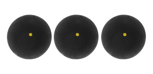3 Pcs De Bolas De Squash De Goma Accesori De Entrenamiento