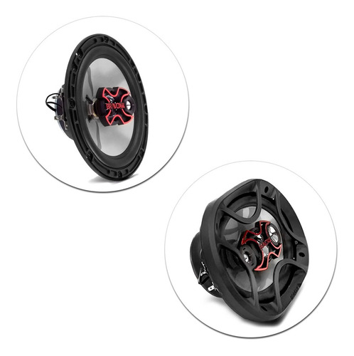 Kit Fácil Bravox 6x9 + 6 Alto Falante 240w Rms Linha X