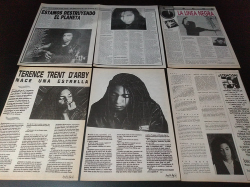 (am003) Terence Trent D'arby * Recortes Revistas Clippings