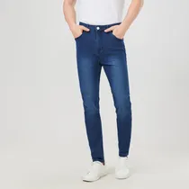 Comprar Jeans De Hombre, Pantalones Vaqueros Elásticos Slim Fit