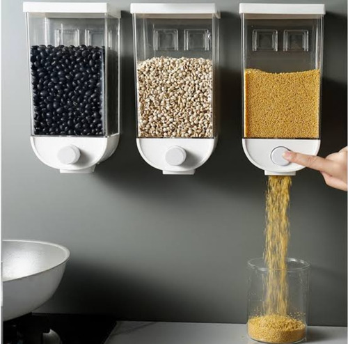 Dispenser Cereais E Grãos De Parede 1,500ml - Unidade