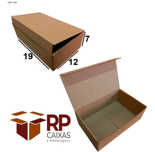 10 Caixas De Papelão 19 X 12 X 07 Correios Sedex E-commerce