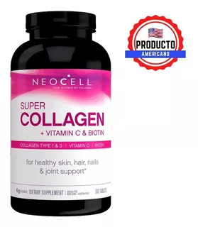 Neocell Colageno + Vitamina C Y Biotina (360 Tabs) Americano