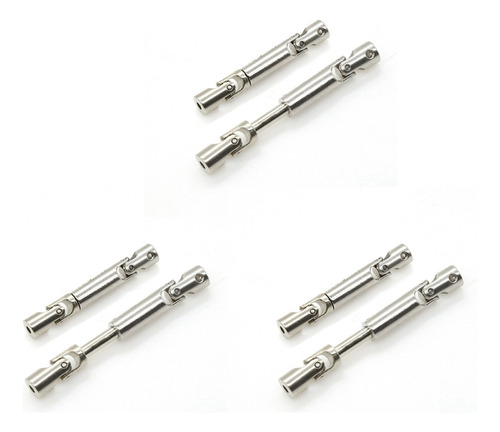 3 Ejes De Transmisión Cvd De Metal For Wpl D12 C24 C34 B14