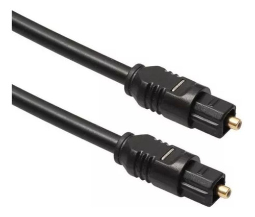 Cable óptico Toslink de 1,50 metros 1 + 1 - negro