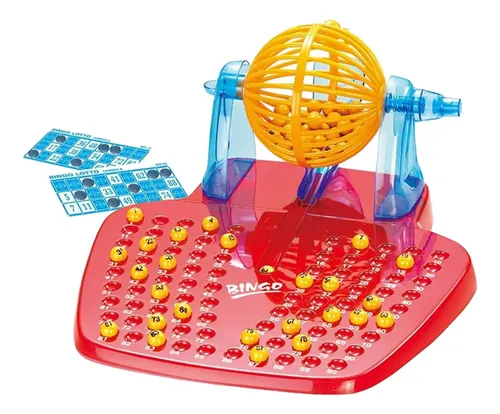 Juego De Bingo Clásico Con Máquina, 90 Bolas Y 38 Cartones – Diversión Familiar En Casa, Ideal Para Noches De Juego Y Fiestas