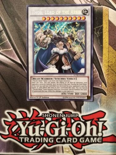 Thor, Lord Of The Aesir - Secret Rare    Lc5d