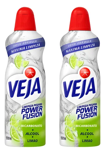 Kit 2 Veja Limpeza Pesada Power Fusion ( ) Perfumado 789103500255...