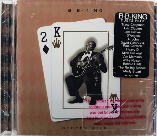 Cd B.b. King Deuces Wild - Import. Lacr. C/ Bar Code Lat.