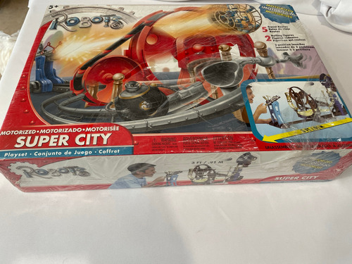 Robots Motorized Supercity Playset Super City Mattel 2004 (Usado)