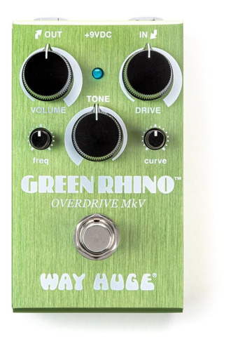 Pedal Overdrive Guitarra Way Huge Wm22 Green Rhino Smalls