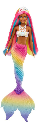 Muñeca De Sirena Mágica Barbie Dreamtopia Rainbow Rainbow