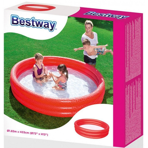 Pileta Infantil Bestway 183 Cm 3 Aros 51027 Planeta Juguete