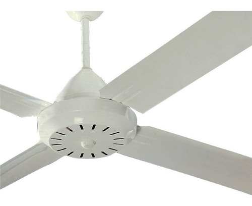 Ventilador Techo Practic-o 1,20m Chapa 4 Palas Blanco