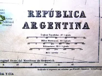 Comprar Mapa Argentina 1899 Ferrocarriles Plano Trenes Ferrocarril