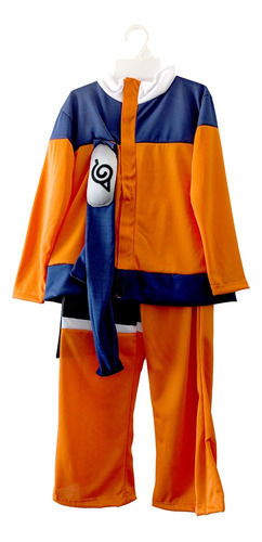 Disfraz Naruto Uzumaki Excelente Calidad Niños De 3 A 8 Años
