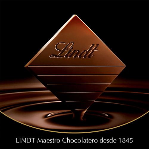 Pack 6 Chocolates Amargo Lindt Caramelo Y Sal De Mar 100g