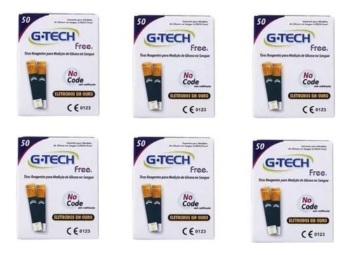 Fita Teste Glicose Tira Glicemia G-tech Free 300