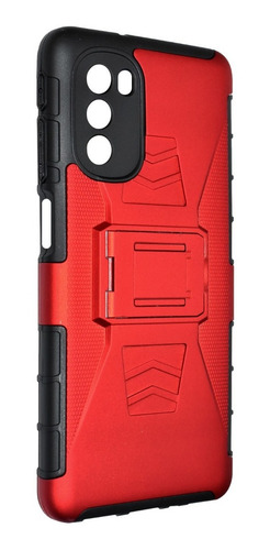 Imagen 3 de 9 de Funda Moss Uso Rudo 3 En 1 Colores Para Motorola Moto G51 5g
