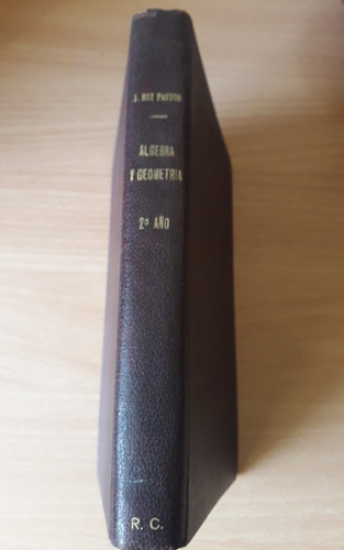 3 Algebra Y 4 Geometría 1 - 2 Curso Julio Rey Pastor 1938 2x