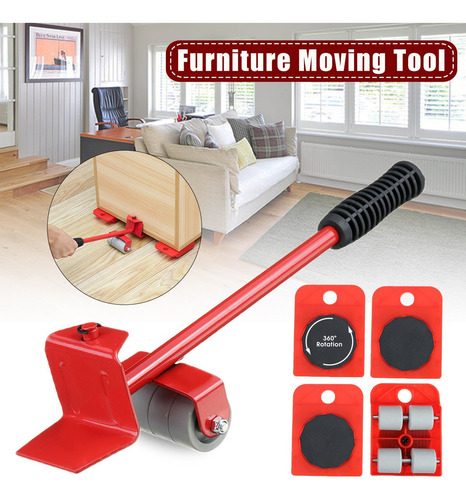 Kit X5 Elevador De Muebles Portatil De Alta Resistencia