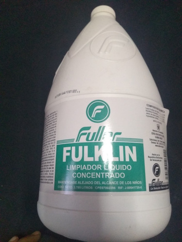 Fuller Fulklin Por Galon Y Litro Limpiador Liq. Concentrado