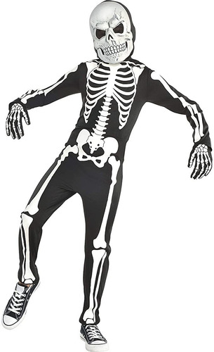 Amscan Glow In The Dark Skeleton Halloween Costume For Boys.