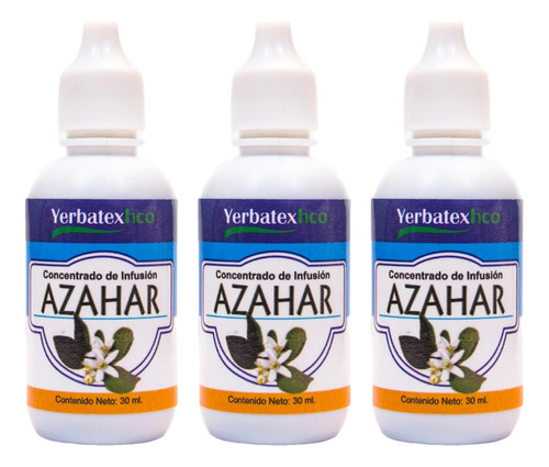 3 Extractos De Hierba Azahar En Gotas 30ml