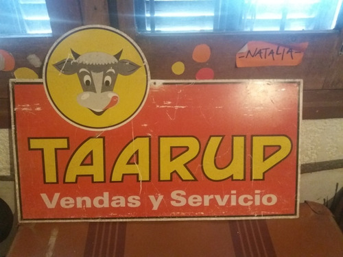 Cartel Chapa  Taarup Vendas Y Servicio 50 X 35 Cns