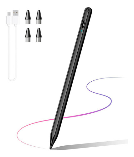 Lapiz Tactil Stylus Pen  Ios Android Y Windows Color Negro