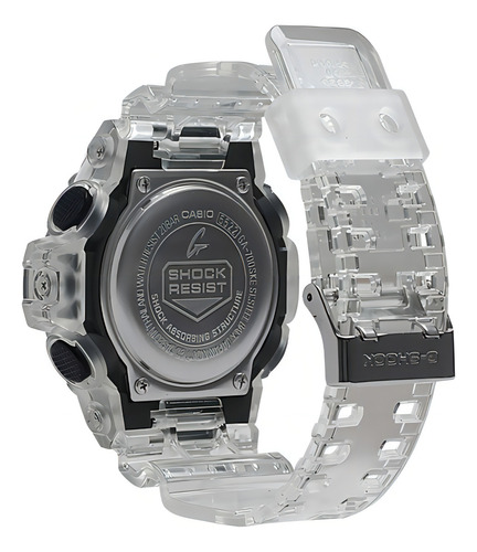 Reloj Casio Ga700ske7a Para Hombre Original Semi-trasparente Color De La Correa Semi-transparente Color Del Bisel Semi-transparente Color Del Fondo Gris