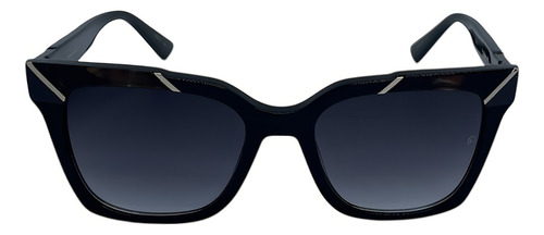 Óculos Solar Ana Hickmann Cris 1 Ah90044 A01 Lente Degradê Cor Preto
