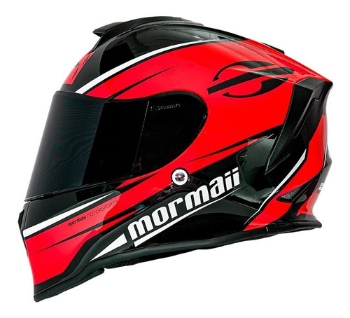 Capacete Mormaii M1 Gmetrix Vermelho Brilho