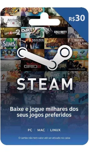 Steam Card  MercadoLivre 📦