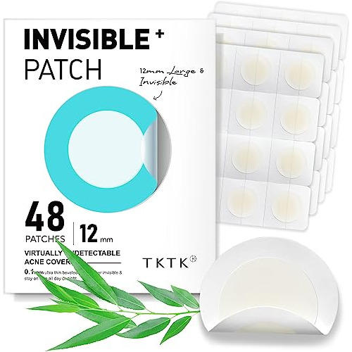 Tktk Pimple Patches, 12mm Invisible Acne Patches For Kmbxb