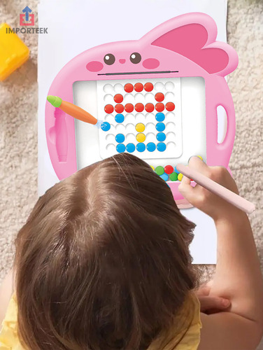 . Pizarron Magico Magnetico Didactico Rompezabeza Niños