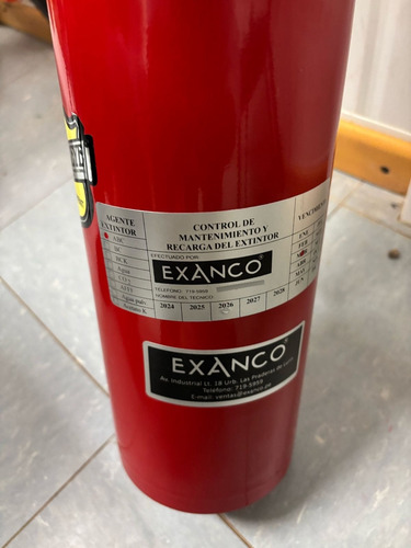 Extintor Portátil 10 Lb. Tipo Abc Buckeye