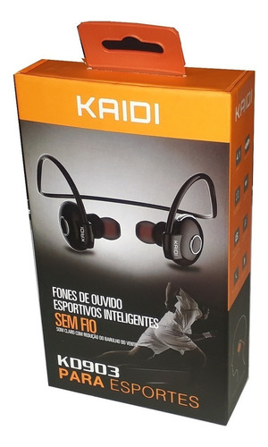 Fone De Ouvido Kaidi Bluetooth Esportivos Inteligentes Kd903