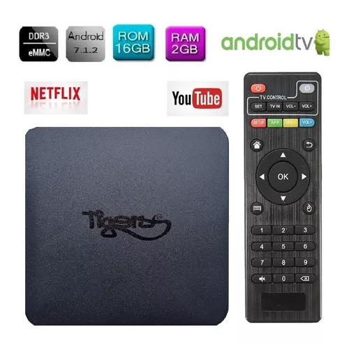 Tv Box 4k 2gb Ram + 16GB Quad Core Convierte A Smart Tv +