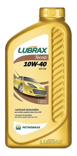 Óleo Semissintético 10w40 Lubrax Tecno Api Sn 1 Litro