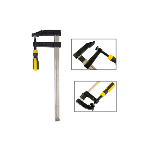 Grampo Sargento Tipo F 100 X 400 Mm Aço Cromo Vanádio
