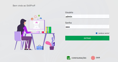 Software De Gestão Escolar 2025 Proskillproff Original