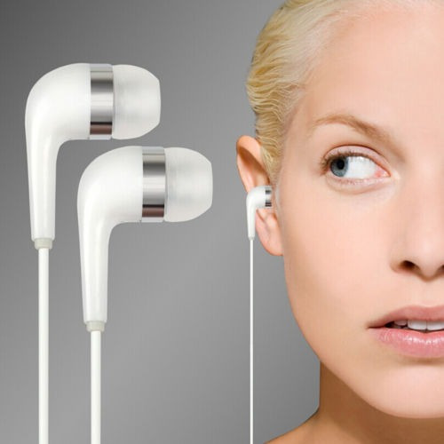 Blanco 3,5 Mm Auriculares In-ear Auriculares Con Micrófono